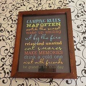 Pottery Barn Camping Rules